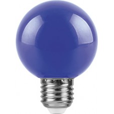 Лампа светодиодная,  (3W) 230V E27 синий, LB-371