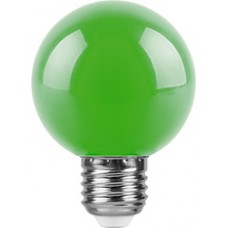 Лампа светодиодная,  (3W) 230V E27 зеленый, LB-371