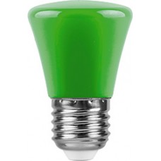 Лампа светодиодная,  (1W) 230V E27 зеленый, LB-372