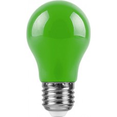 Лампа светодиодная,  (3W) 230V E27 зеленый, LB-375