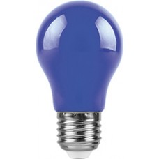 Лампа светодиодная,  (3W) 230V E27 синий, LB-375