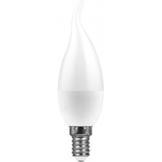 Лампа светодиодная, (11W) 230V E14 6400K на ветру, LB-770